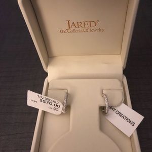 Diamond Hoop Earrings